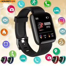 Load image into Gallery viewer, Multifunction Smart Watch For Men Women Kids Message Remind Music Control Sport Step Calories D13 Smartwatch Alarm Clock 116Plus