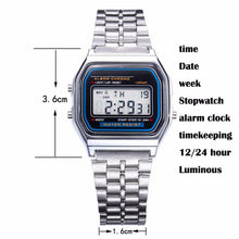 Load image into Gallery viewer, 2025 Digital Watches For Men Sports Waterproof Bracelet Clock Gold Electronice LED Wristwatch Women Casucal montre homme relogio