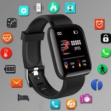 Load image into Gallery viewer, Smartwatch Men Women Wristwatches Smart Watch Message Fitness Monitor Bracelet Birthday Gift Electronic Clock For Android IOS
