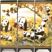 Load image into Gallery viewer, Abroad Gifts Home Decor Tradition Feature Business Gifts Screen Ornaments Antique Lacquerware Room Dividers Chinese Mural
