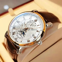 Load image into Gallery viewer, 2024 Men Watch Fashion Top Luxury Sport Men&#39;s Wristwatch Waterproof Luminous Leather Date Quartz Watches Man clock