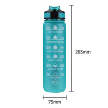 Load image into Gallery viewer, 1 Liter Water Bottle Motivational Sport Water Bottle Leakproof Bottles Drinking Outdoor Travel Gym Fitness Jugs for Kitchen Cups