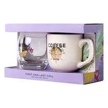 Load image into Gallery viewer, First Call &amp; Last Call Gifts Sets Novelty Products Trends Cute Wine Glass &amp; Coffee Mugs Ceramic Creative Set Items for Gifting