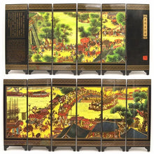 Load image into Gallery viewer, Abroad Gifts Home Decor Tradition Feature Business Gifts Screen Ornaments Antique Lacquerware Room Dividers Chinese Mural