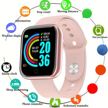 Load image into Gallery viewer, Smartwatch Men Women Wristwatches Smart Watch Message Fitness Monitor Bracelet Birthday Gift Electronic Clock For Android IOS