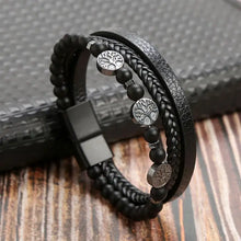 Load image into Gallery viewer, Classic Men&#39;s Leather Bracelet New Style Hand-woven Multi-layer Combination Accessory Fashion Man Jewelry Wholesale Dropshipping