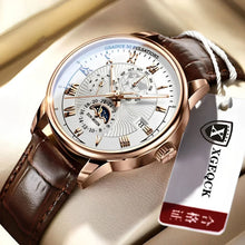 Load image into Gallery viewer, 2024 Men Watch Fashion Top Luxury Sport Men&#39;s Wristwatch Waterproof Luminous Leather Date Quartz Watches Man clock