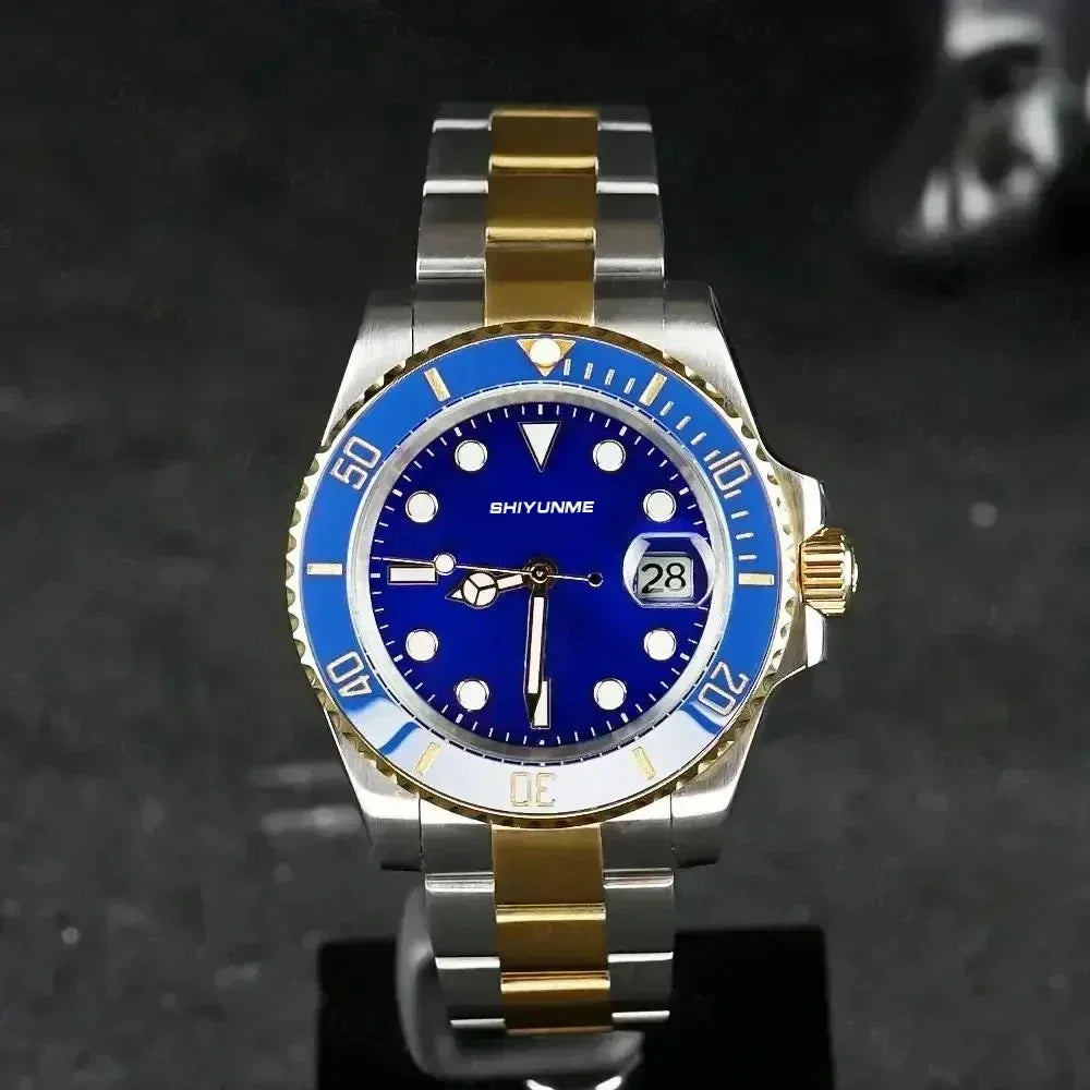 WATCH1 Store  Men's 904L Automatic Mechanical Watch Stainless Steel Bracelet Ceramic Waterproof Sapphire Glass