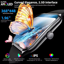 Load image into Gallery viewer, 2025 new smart watch, 1.96-inch sports watch, IP67 waterproof, 110+ sports mode, fitness activity tracker, ultra-thin watch.