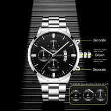 Load image into Gallery viewer, Fashion Men Watch Luxury Calendar Quartz Wrist Watch Business Watches Man Clock Male Bracelet Wristwatch