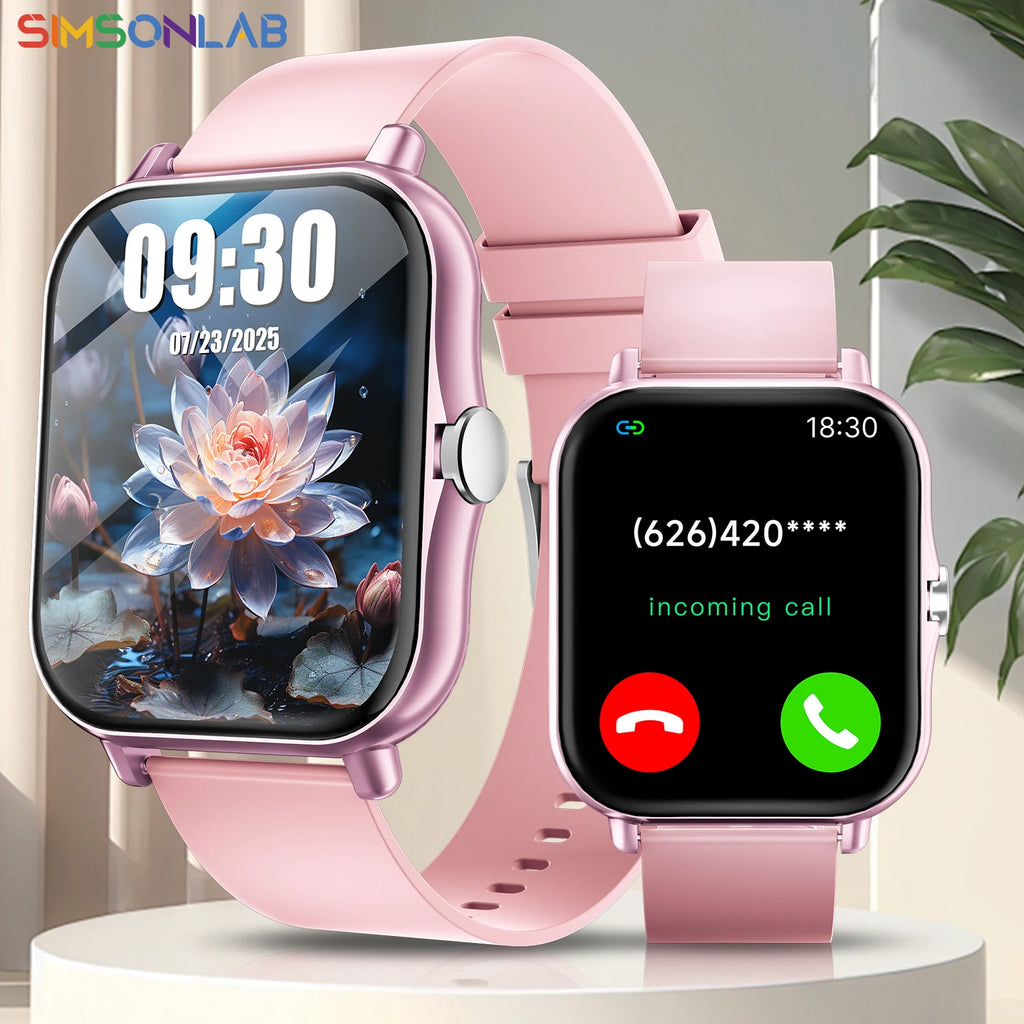 2025 NEW Smartwatch For Android/IOS 1.83 Screen Wireless Bluetooth Call Phone Camera Control Music Player Multi-Sports Modes Men