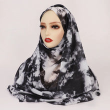Load image into Gallery viewer, 1Pcs Fashion Watercolor Print Hijab Islam Ramadan Women Bohemian Soft Muslim Hijabs Foulard Femme Shawl Wrap Scarf Headscarf