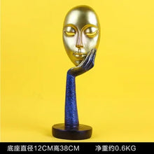 Load image into Gallery viewer, Home Decoration Accessories Modern Office Livingroom Desk Ornament Decor Art Sculpture Resin Mask Handicrafts Polyresin Statue