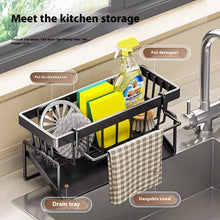 Load image into Gallery viewer, home kitchens Sink rack organizers solutions storage shelves accessories kitchenware kitchen shelf ledge