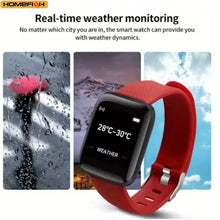 Load image into Gallery viewer, Multifunction Smart Watch For Men Women Kids Message Remind Music Control Sport Step Calories D13 Smartwatch Alarm Clock 116Plus