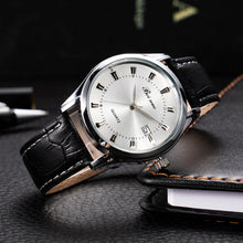 Load image into Gallery viewer, Men Watches Business Wrist Watch Luxury Leather Strap Analog Watches Quartz Wristwatches Clock Men Simple Watch Gifts for Men