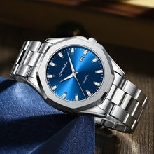 Load image into Gallery viewer, Watches for Men Classic with Date Business Dress Luxury Waterproof Luminous Mens Wrist Watch Analog Stainless Steel Men Watch