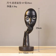 Load image into Gallery viewer, Home Decoration Accessories Modern Office Livingroom Desk Ornament Decor Art Sculpture Resin Mask Handicrafts Polyresin Statue