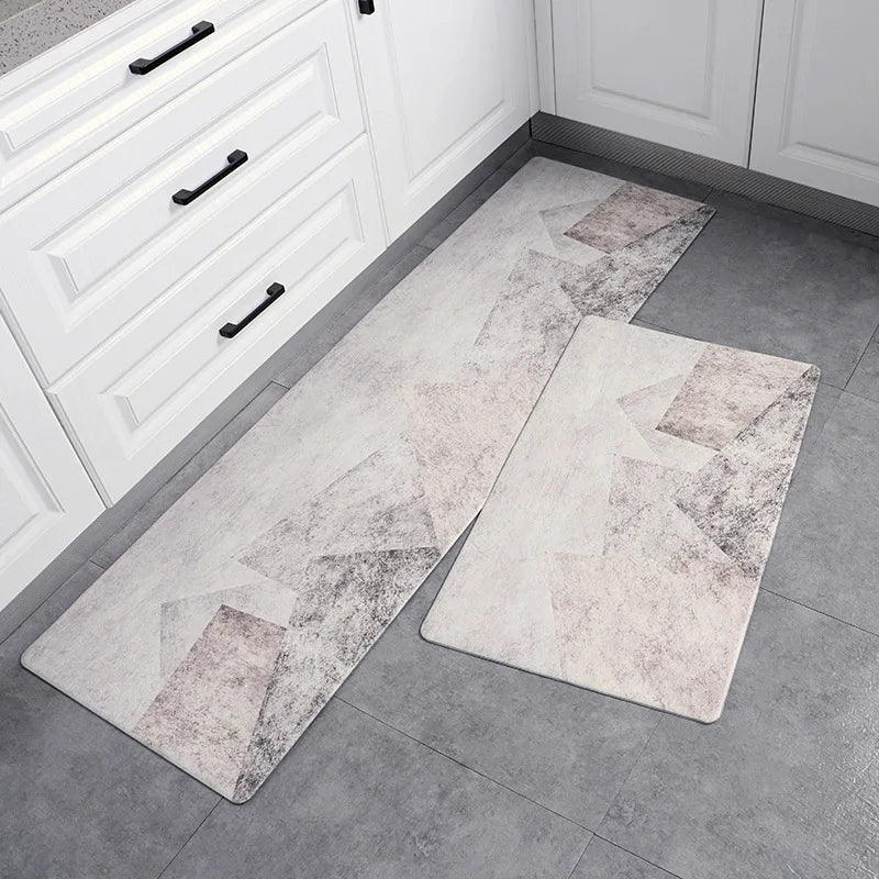 Kitchen Carpet Door Mat Waterproof and Oil-proof PVC Carpet Non-slip Floor Mat Carpets for Living Room