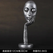 Load image into Gallery viewer, Home Decoration Accessories Modern Office Livingroom Desk Ornament Decor Art Sculpture Resin Mask Handicrafts Polyresin Statue