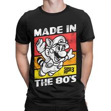Load image into Gallery viewer, Men T-Shirts Made In The 80s Humor Cotton Tees Short Sleeve T Shirts Round Collar Clothes New Arrival