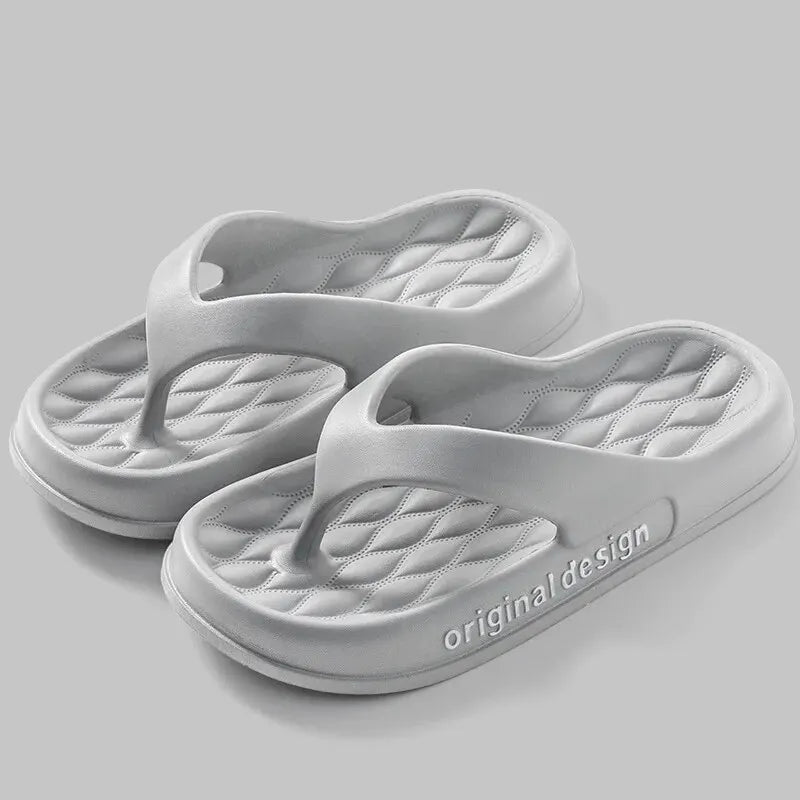 Women's Platform Non-slip Slippers, Solid Color Indoor Flip FlopsWomen's Footwear ZYT2438