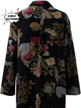 Load image into Gallery viewer, Fashion Summer Dresses 2024 New Women&#39;s Printed Elegant Robe Flip Collar Single Breasted Elegant Commuter Long Dress