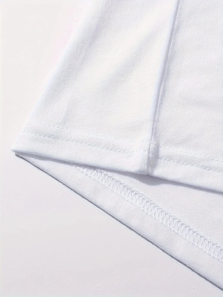 90s T Shirt Paris Women Print T-shirt Girl Short Sleeve Crew Neck Casual Top for Summer Spring Women's Clothing