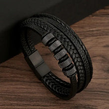 Load image into Gallery viewer, Classic Men&#39;s Leather Bracelet New Style Hand-woven Multi-layer Combination Accessory Fashion Man Jewelry Wholesale Dropshipping
