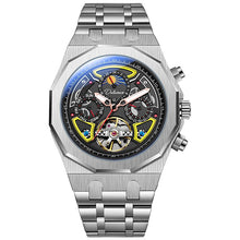 Load image into Gallery viewer, Top Brand Luxury  Automatic Watches Steel Mechanical Watches Tourbillon Watches For Men Super Luminous Watches Waterproof