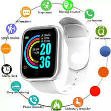 Load image into Gallery viewer, Smartwatch Men Women Wristwatches Smart Watch Message Fitness Monitor Bracelet Birthday Gift Electronic Clock For Android IOS