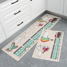 Load image into Gallery viewer, Kitchen Carpet Door Mat Waterproof and Oil-proof PVC Carpet Non-slip Floor Mat Carpets for Living Room