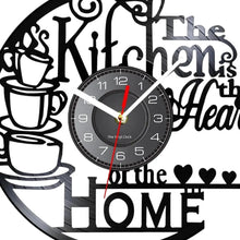 Load image into Gallery viewer, Kitchen Record Wall Clock Decorative Arabic Numeral Artwork Kitchen Heat Home