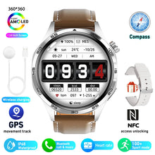 Load image into Gallery viewer, Smart Watch 5 Pro GPS NFC Smartwatch Men 360*360 AMOLED Screen Heart Rate Monitor Bluetooth Call IP67 Waterproof Men Smartwatch