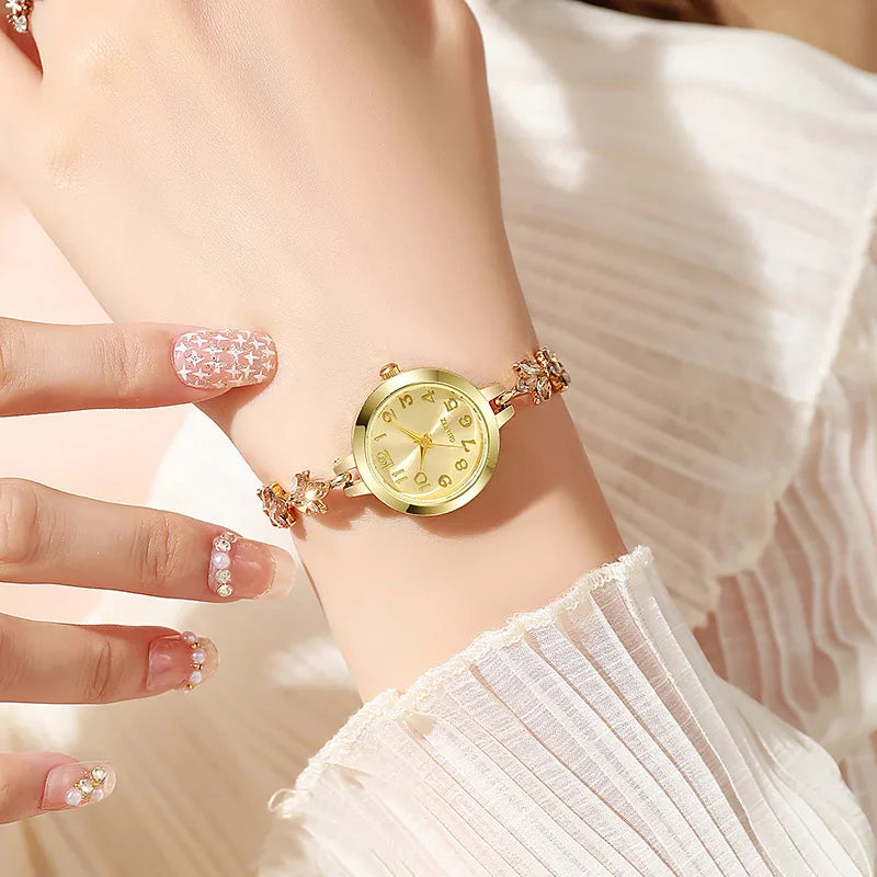 Top Brand Women Watches Fashion 2024 Geneva Designer Ladies Watch Luxury Brand Femme Gold Wrist Watch For Women