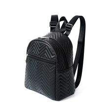Load image into Gallery viewer, Mini Chevron Functional Women Fashion Quilted Backpack