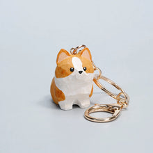 Load image into Gallery viewer, Handcrafted wood carving Home decorations decoraciones para el hogar desk accessories room decor Handmade Corgi Statue room