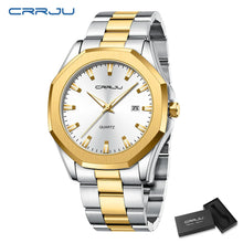 Load image into Gallery viewer, Watches for Men Classic with Date Business Dress Luxury Waterproof Luminous Mens Wrist Watch Analog Stainless Steel Men Watch
