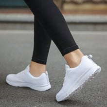 Load image into Gallery viewer, Women Casual Shoes Fashion Breathable Walking Mesh FlatShoesSneakers White Female Footwear