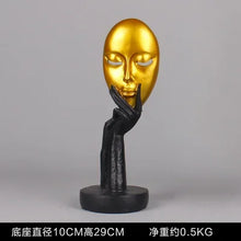 Load image into Gallery viewer, Home Decoration Accessories Modern Office Livingroom Desk Ornament Decor Art Sculpture Resin Mask Handicrafts Polyresin Statue