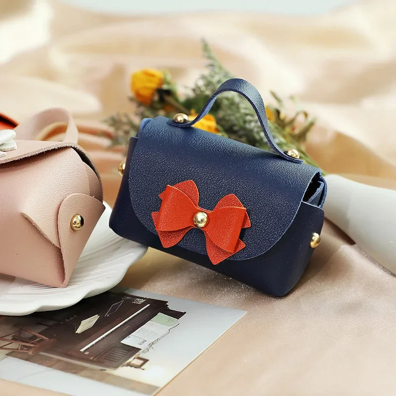 Wedding Gifts For Guests Mini Handbag Gift Bags Packaging Baby Shower Bags Cosmetic Lipstick Perfume Packaging Leather Bag