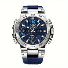 Load image into Gallery viewer, New Watches For Men Waterproof Clock Alarm Reloj Hombre LCD Dual Display Wristwatch Quartz Sports Mens Watch