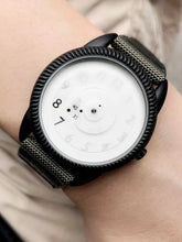 Load image into Gallery viewer, Creative design of fashionable watches for young people, quartz watches without hands, comfortable and beautiful canvas straps