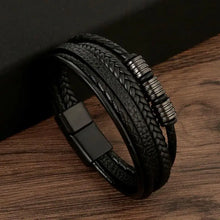 Load image into Gallery viewer, Classic Men&#39;s Leather Bracelet New Style Hand-woven Multi-layer Combination Accessory Fashion Man Jewelry Wholesale Dropshipping