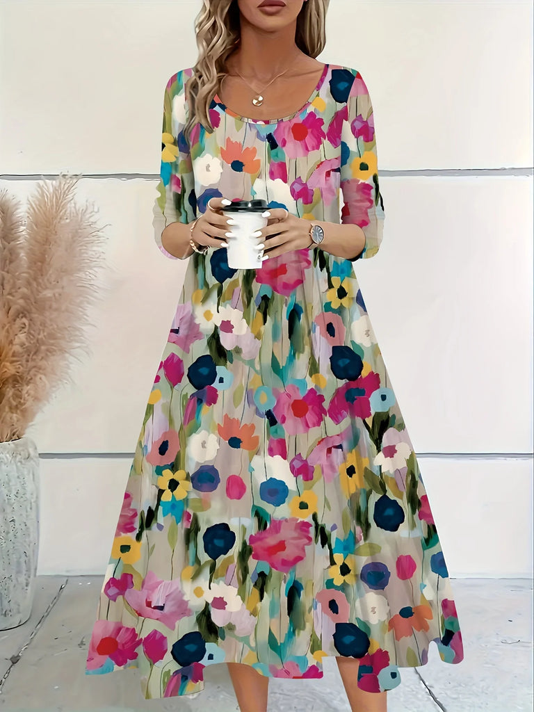 Fashion Elegant Women Dress Loose Casual Dress Women Dress New Temperament