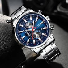 Load image into Gallery viewer, New Watches for Men Top Luxury Brand CURREN Quartz Men’s Watch Sport Waterproof Wrist Watches Chronograph Date Relogio Masculino