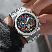 Load image into Gallery viewer, Top Brand Luxury  Automatic Watches Steel Mechanical Watches Tourbillon Watches For Men Super Luminous Watches Waterproof