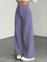 Load image into Gallery viewer, Women&#39;s clothing elegant, casual, fashionable, slimming, versatile, corduroy, autumn and winter fabric, long pants