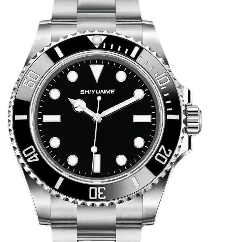 WATCH1 Store  Men's 904L Automatic Mechanical Watch Stainless Steel Bracelet Ceramic Waterproof Sapphire Glass