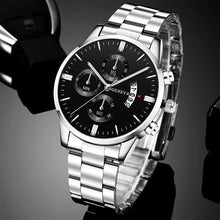 Load image into Gallery viewer, Fashion Men Watch Luxury Calendar Quartz Wrist Watch Business Watches Man Clock Male Bracelet Wristwatch